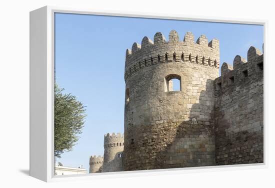 Azerbaijan, Baku. A Tower on the Outer Wall of the Palace of the Shirvanshahs-Alida Latham-Framed Premier Image Canvas