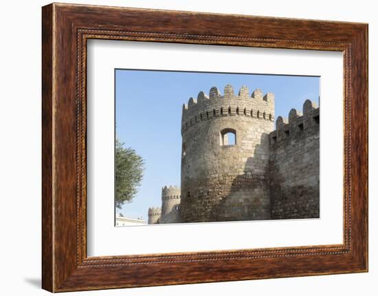 Azerbaijan, Baku. A Tower on the Outer Wall of the Palace of the Shirvanshahs-Alida Latham-Framed Photographic Print