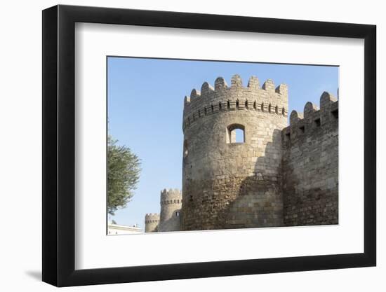 Azerbaijan, Baku. A Tower on the Outer Wall of the Palace of the Shirvanshahs-Alida Latham-Framed Photographic Print