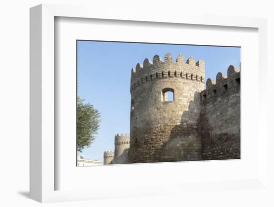 Azerbaijan, Baku. A Tower on the Outer Wall of the Palace of the Shirvanshahs-Alida Latham-Framed Photographic Print