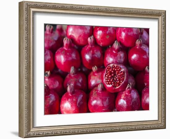 Azerbaijan, Baku, Ticaret Market, Pomegranate-Jane Sweeney-Framed Photographic Print