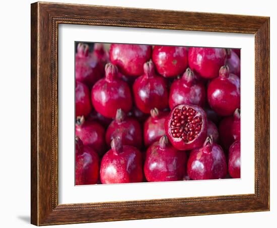 Azerbaijan, Baku, Ticaret Market, Pomegranate-Jane Sweeney-Framed Photographic Print