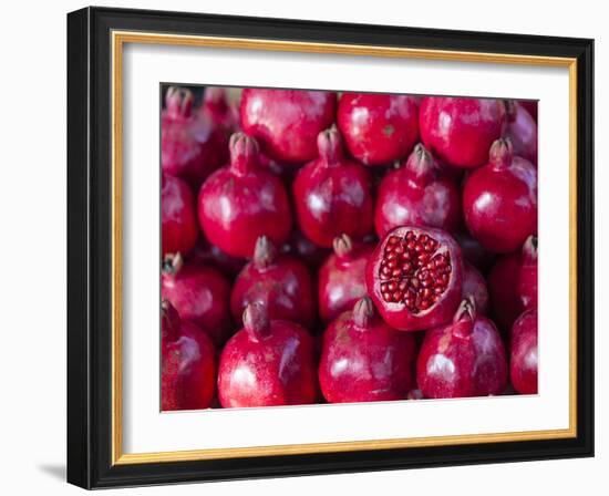 Azerbaijan, Baku, Ticaret Market, Pomegranate-Jane Sweeney-Framed Photographic Print