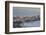 Azerbaijan, Baku. View of city skyline from the west.-Walter Bibikow-Framed Photographic Print