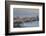 Azerbaijan, Baku. View of city skyline from the west.-Walter Bibikow-Framed Photographic Print