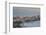 Azerbaijan, Baku. View of city skyline from the west.-Walter Bibikow-Framed Photographic Print