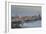 Azerbaijan, Baku. View of city skyline from the west.-Walter Bibikow-Framed Photographic Print