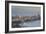 Azerbaijan, Baku. View of city skyline from the west.-Walter Bibikow-Framed Photographic Print