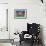 Azerbaijani Flag-daboost-Framed Premium Giclee Print displayed on a wall