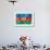 Azerbaijani Flag-daboost-Framed Premium Giclee Print displayed on a wall