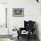 Azerbaijani Flag-daboost-Framed Premium Giclee Print displayed on a wall