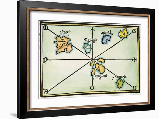 Azores, 1528-null-Framed Giclee Print