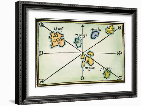 Azores, 1528-null-Framed Giclee Print