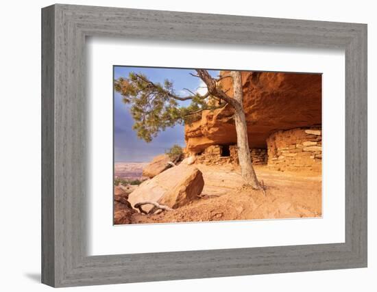 Aztec Butte. Granaries. Utah, USA.-Tom Norring-Framed Photographic Print