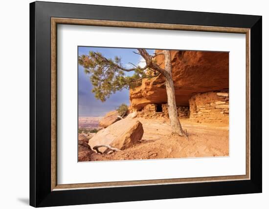 Aztec Butte. Granaries. Utah, USA.-Tom Norring-Framed Photographic Print