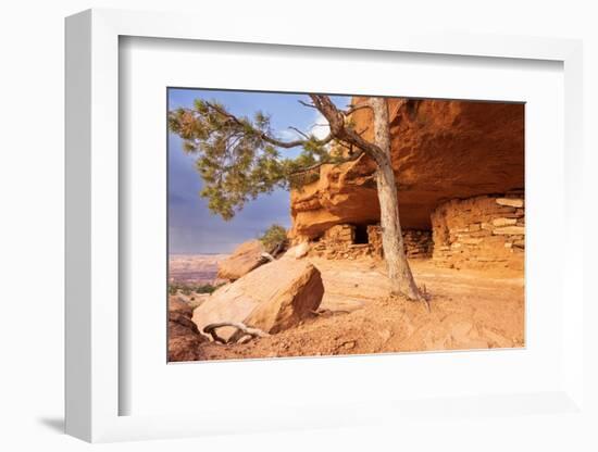 Aztec Butte. Granaries. Utah, USA.-Tom Norring-Framed Photographic Print