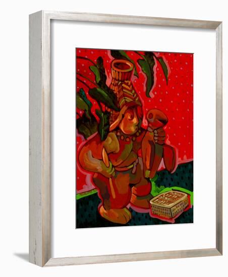 Aztec Hunter-John Newcomb-Framed Giclee Print