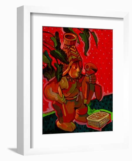 Aztec Hunter-John Newcomb-Framed Giclee Print