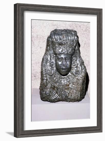 Aztec Jade Bust of Quetzalcoatl, 1360-1521-Unknown-Framed Giclee Print