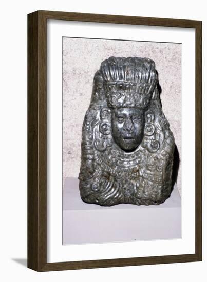 Aztec Jade Bust of Quetzalcoatl, 1360-1521-Unknown-Framed Giclee Print