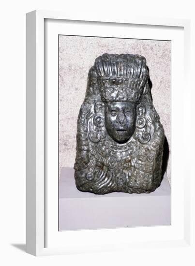 Aztec Jade Bust of Quetzalcoatl, 1360-1521-Unknown-Framed Giclee Print