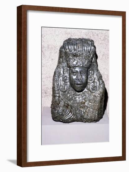 Aztec Jade Bust of Quetzalcoatl, 1360-1521-Unknown-Framed Giclee Print