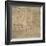 Aztec Map, 16th Century-Library of Congress-Framed Photographic Print