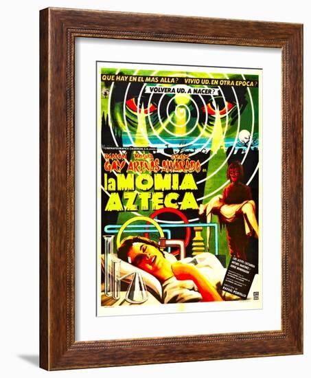 Aztec Mummy-null-Framed Art Print