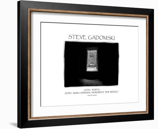 Aztec Portal, Aztec Ruins National Monument, New Mexico-Steve Gadomski-Framed Photographic Print