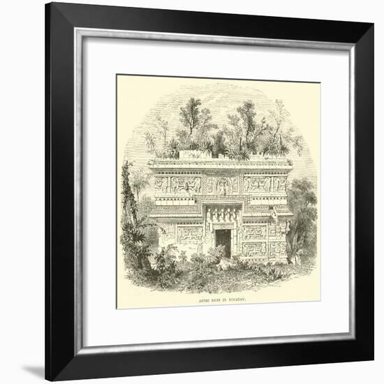 Aztec Ruin in Yucatan-null-Framed Giclee Print