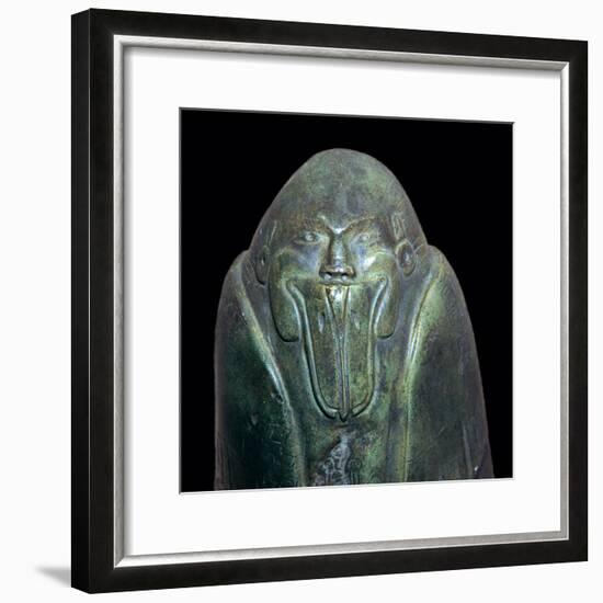 Aztec statuette of a duckbilled god-Unknown-Framed Giclee Print