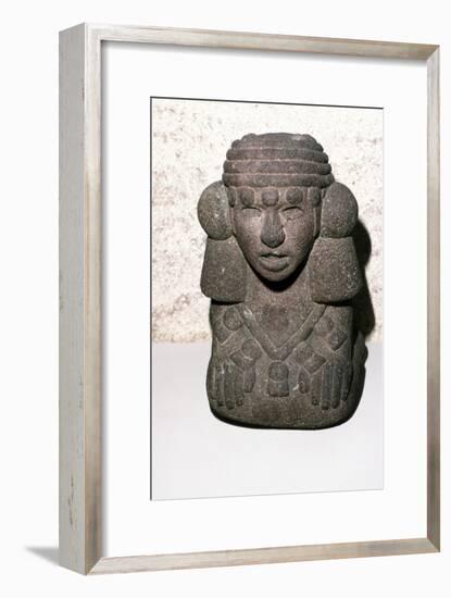 Aztec stone head of Rain God Tlaloc, 1300-1521-Unknown-Framed Giclee Print