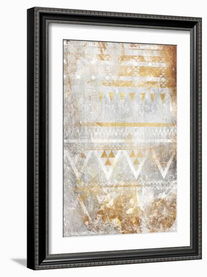 Aztec Takeover Gold-Jace Grey-Framed Premium Giclee Print