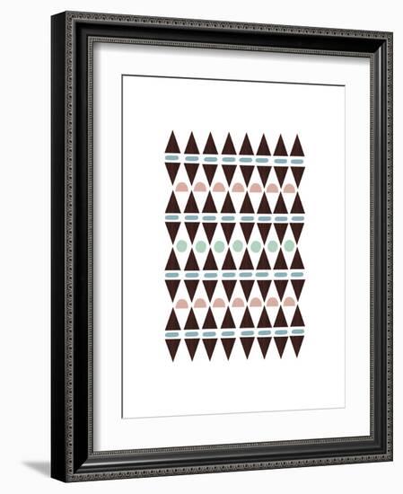 Aztec Triangles-Seventy Tree-Framed Giclee Print