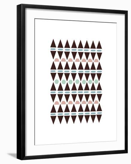 Aztec Triangles-Seventy Tree-Framed Giclee Print