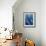 Azul Profundo Triptych I-Suzanne Wilkins-Framed Art Print displayed on a wall