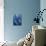 Azul Profundo Triptych I-Suzanne Wilkins-Mounted Art Print displayed on a wall