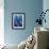 Azul Profundo Triptych I-Suzanne Wilkins-Framed Art Print displayed on a wall