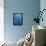 Azul Profundo Triptych II-Suzanne Wilkins-Framed Stretched Canvas displayed on a wall