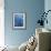 Azul Profundo Triptych II-Suzanne Wilkins-Framed Art Print displayed on a wall