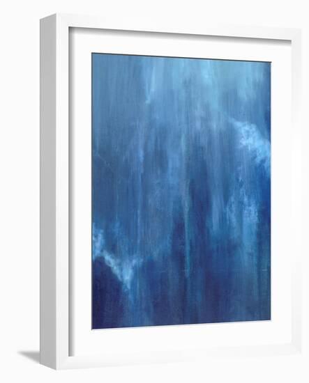 Azul Profundo Triptych II-Suzanne Wilkins-Framed Art Print