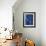 Azul Profundo Triptych III-Suzanne Wilkins-Framed Art Print displayed on a wall