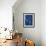 Azul Profundo Triptych III-Suzanne Wilkins-Framed Art Print displayed on a wall