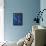 Azul Profundo Triptych III-Suzanne Wilkins-Framed Stretched Canvas displayed on a wall