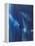 Azul Profundo Triptych III-Suzanne Wilkins-Framed Stretched Canvas