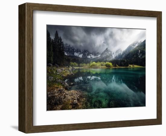 Azul turquesa.-Juan Pablo de-Framed Photographic Print