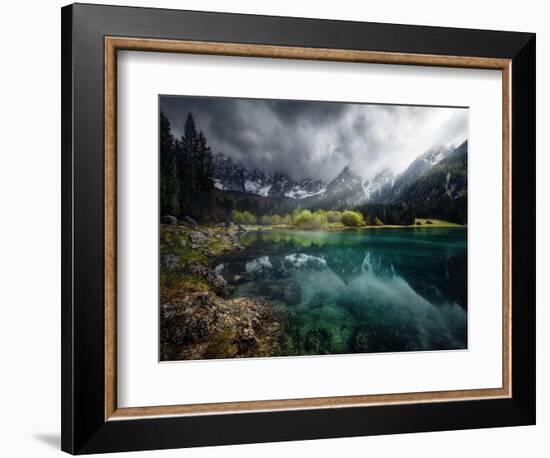 Azul turquesa.-Juan Pablo de-Framed Photographic Print