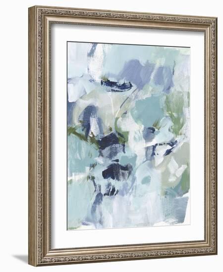 Azure Abstract I-Christina Long-Framed Art Print