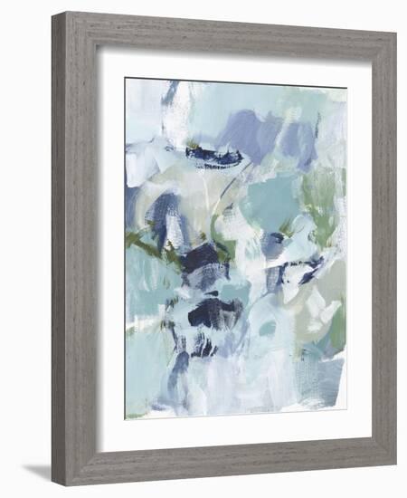 Azure Abstract I-Christina Long-Framed Art Print