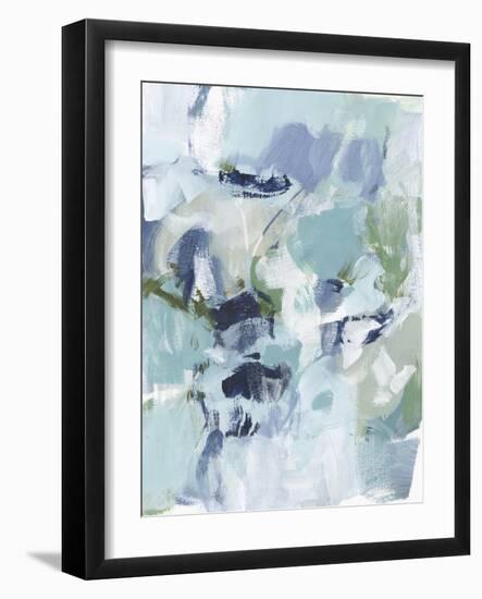 Azure Abstract I-Christina Long-Framed Art Print